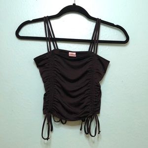 Black ruched top